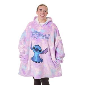 Lilo & Stitch Womens/Ladies Watercolour Blanket Hoodie / Purple